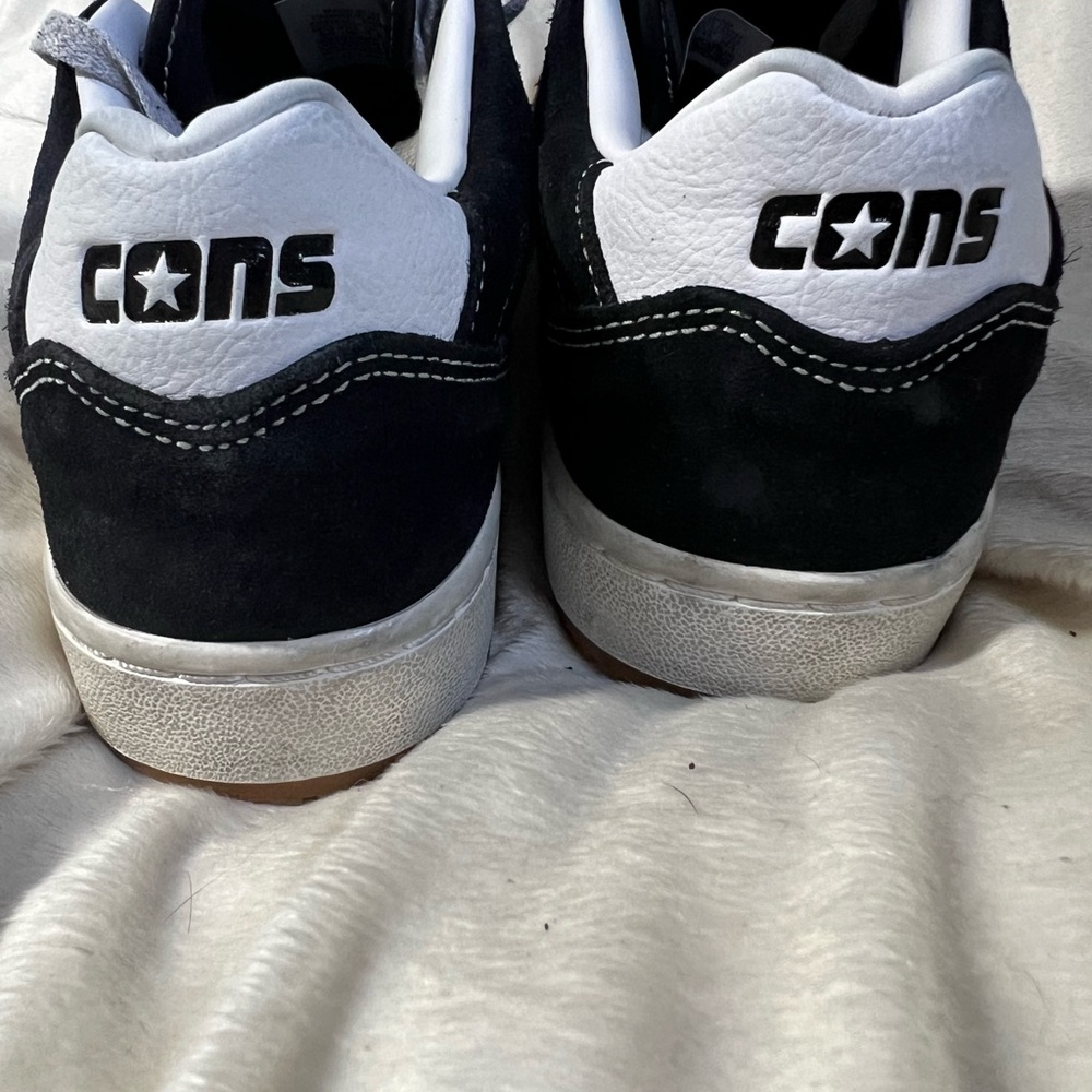 Converse Black and White Sneakers - Picture 3 of 5